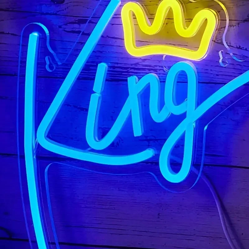 1pc King LED Neon Light - ATSProducts