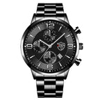 Deyros Stainless Steel Quartz Watch - ATSProducts