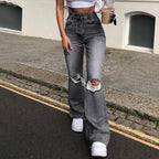 Super Stretch High Waist Slim Fit Jeans - ATSProducts