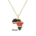 African Countries Necklace - ATSProducts