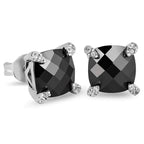 Square Multicolour Cubic Zirconia Stud Earrings - ATSProducts