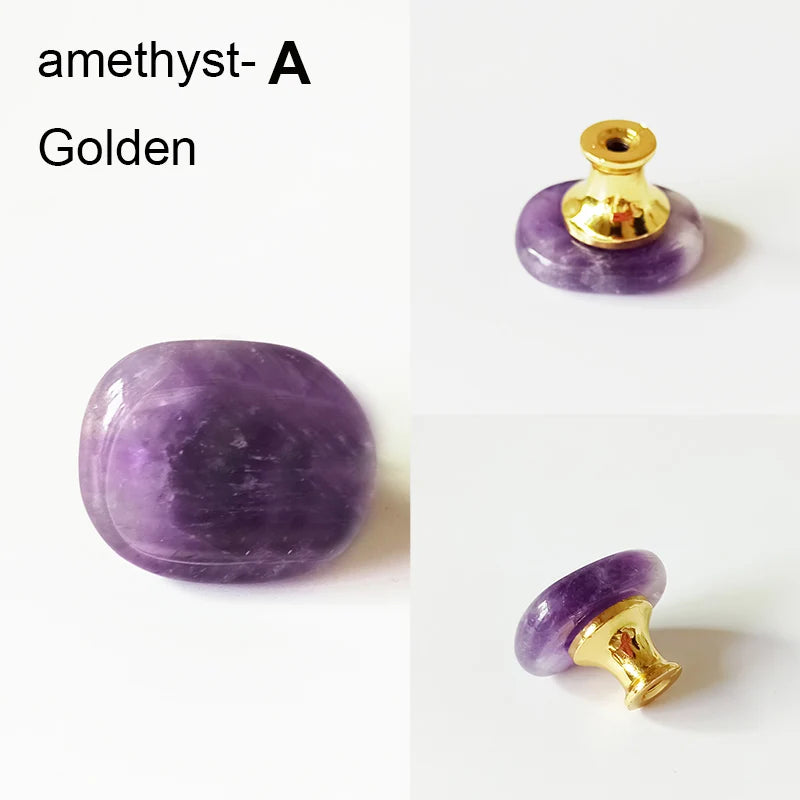 Natural Chakra Crystal Drawer Handles - ATSProducts