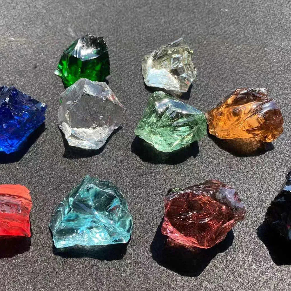 7 Chakra Glazed Meditation Stone - ATSProducts