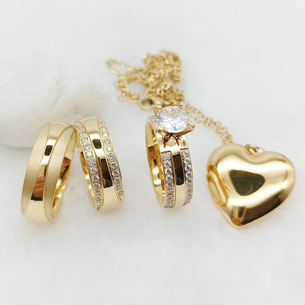 Cz Diamond Bridal Couples Sets - ATSProducts