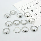 12 Constellation Adjustable Rings
