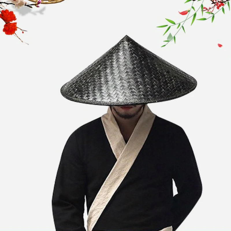 Traditional Chinese Style Kung Fu Bamboo Hat - ATSProducts