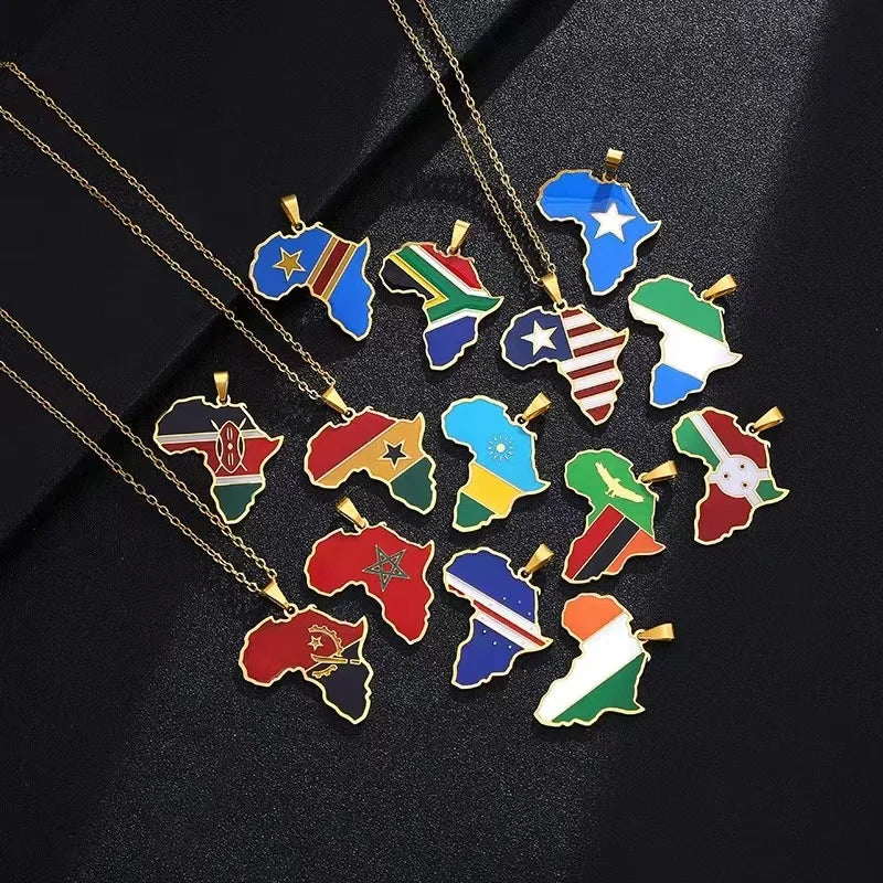 African Countries Necklace - ATSProducts