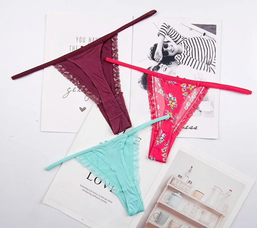 Women's Comfortable Lace Thong - ATSProducts