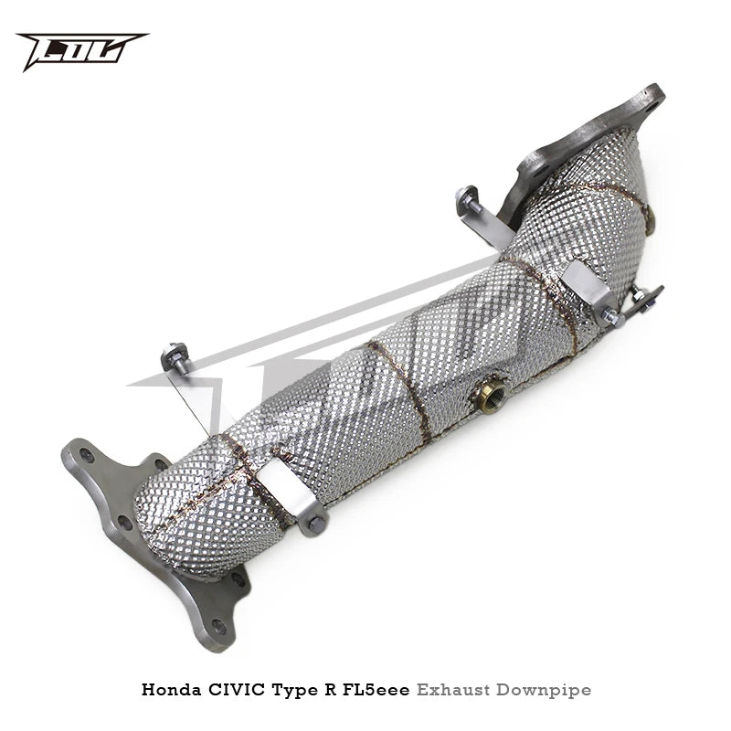 Custom Exhaust Downpipe Sport Exhaust Pipe for Honda CIVIC Type R/Type-R FL5 2.0T 2015-2023 - ATSProducts
