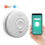 Tuya Wifi Fire Alarm Smoke Detector with AAA Battery - ATSProducts