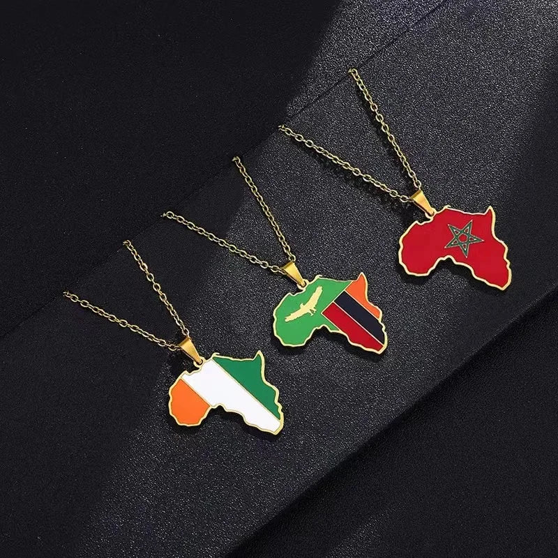 African Countries Necklace - ATSProducts