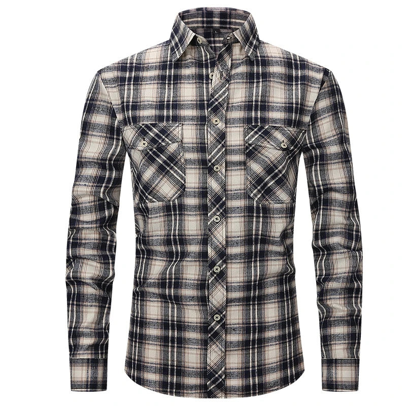 Long Sleeve Flannel Shirt - ATSProducts