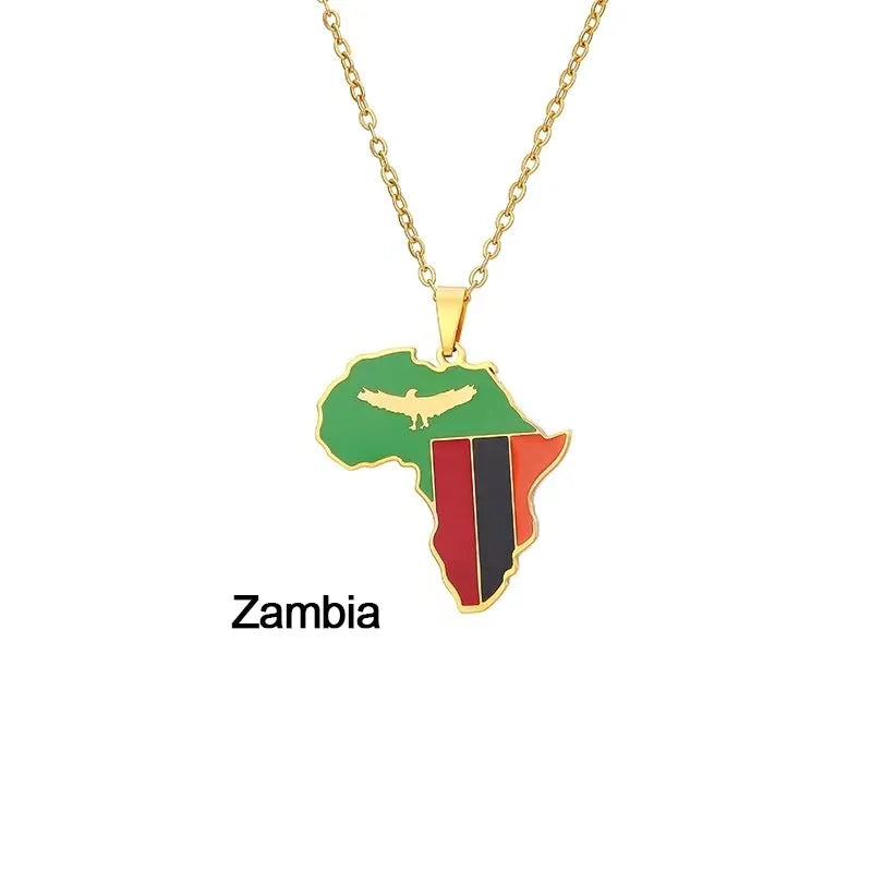 African Countries Necklace - ATSProducts