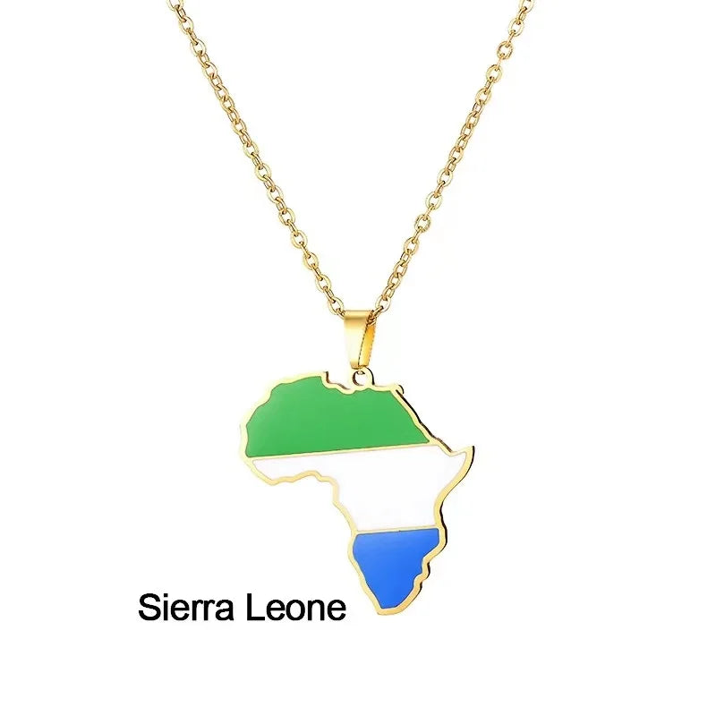 African Countries Necklace - ATSProducts