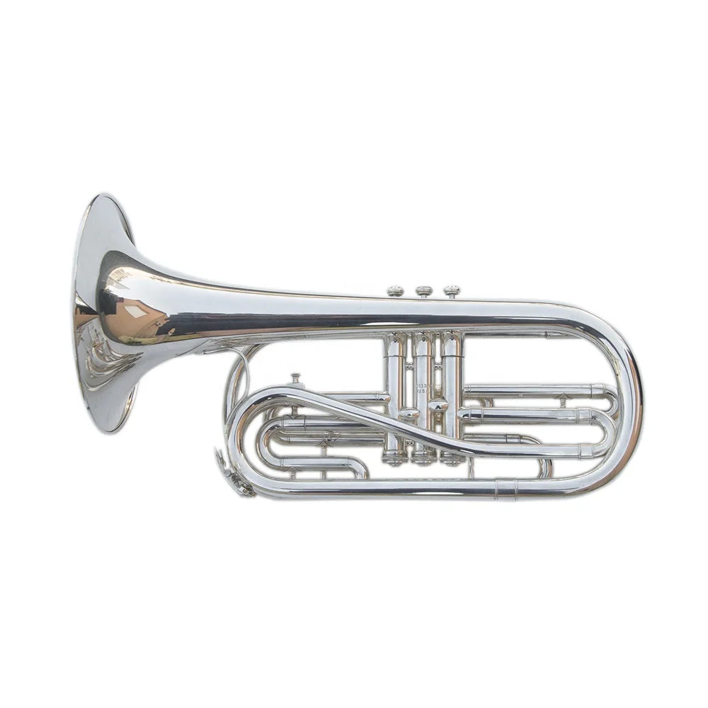 VERMONT&OEM High Quality Tenor Silver Marching Trombone - ATSProducts