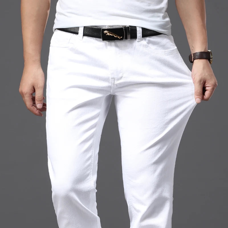 Brother Wang White Jeans - ATSProducts