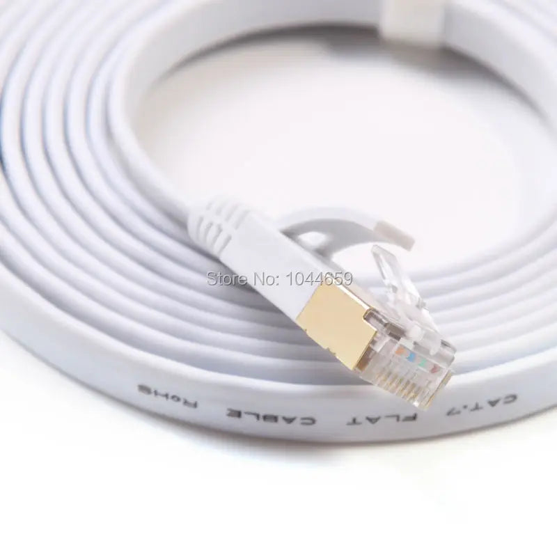 Ethernet Cable Cat7 Thin High Speed Flat Shielded - ATSProducts