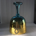 3rd Octave G note Throat Chakra Or A note Third Eye chakra Blue+Golden Engraved Singing Chalice - ATSProducts