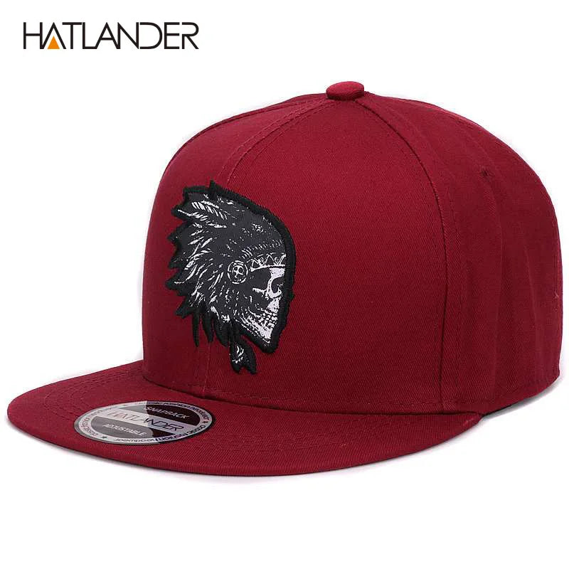 Feathered Skull Snapback - ATSProducts