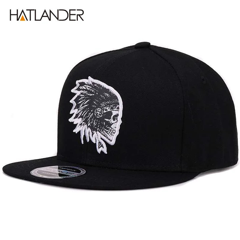 Feathered Skull Snapback - ATSProducts