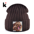 K Kissbaobei Embroidered Bear Design Beanies - ATSProducts