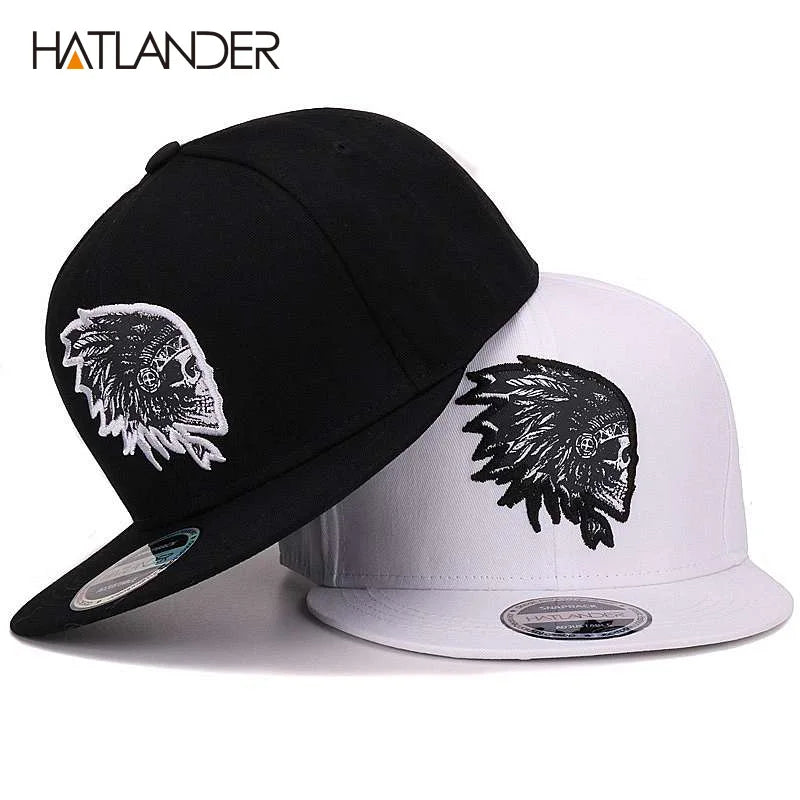 Feathered Skull Snapback - ATSProducts
