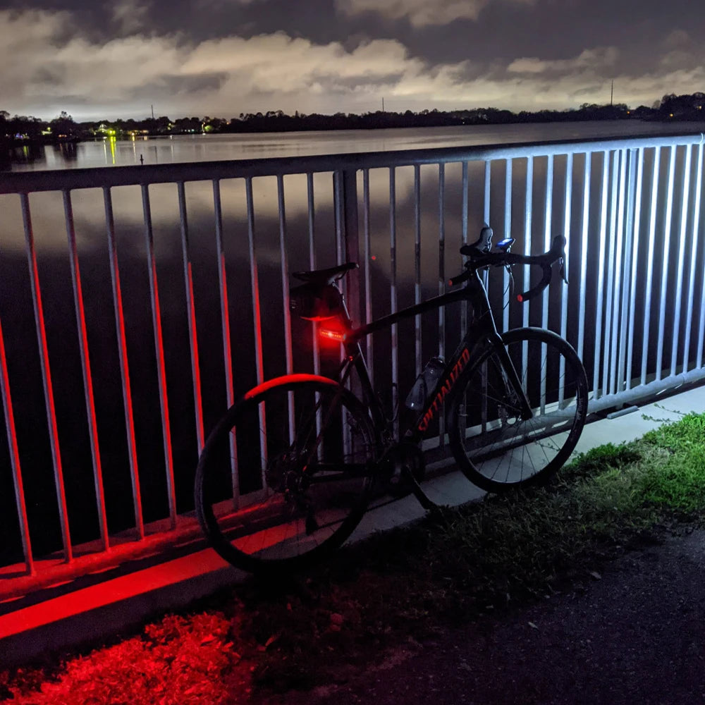 NATFIRE Bicycle Rear Light 5 Light Modes USB Rechargeable LED - ATSProducts