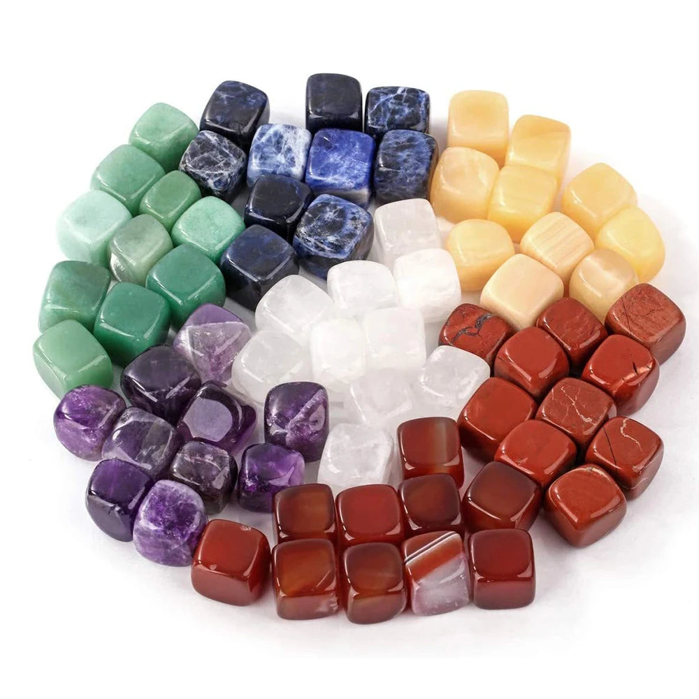 7 Natural Tumbled & Polished Chakra Healing Crystals - ATSProducts