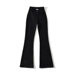 Elastic High Waist Flare Jeans - ATSProducts