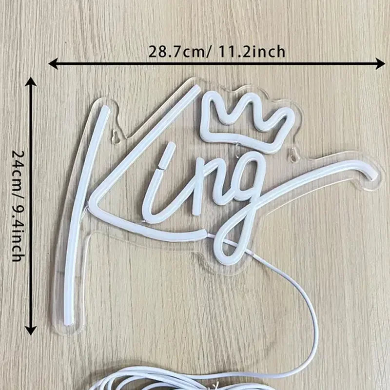 1pc King LED Neon Light - ATSProducts