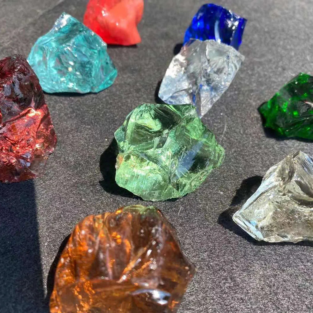 7 Chakra Glazed Meditation Stone - ATSProducts