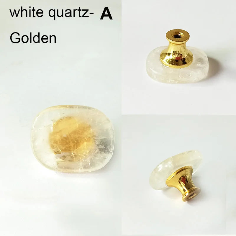 Natural Chakra Crystal Drawer Handles - ATSProducts