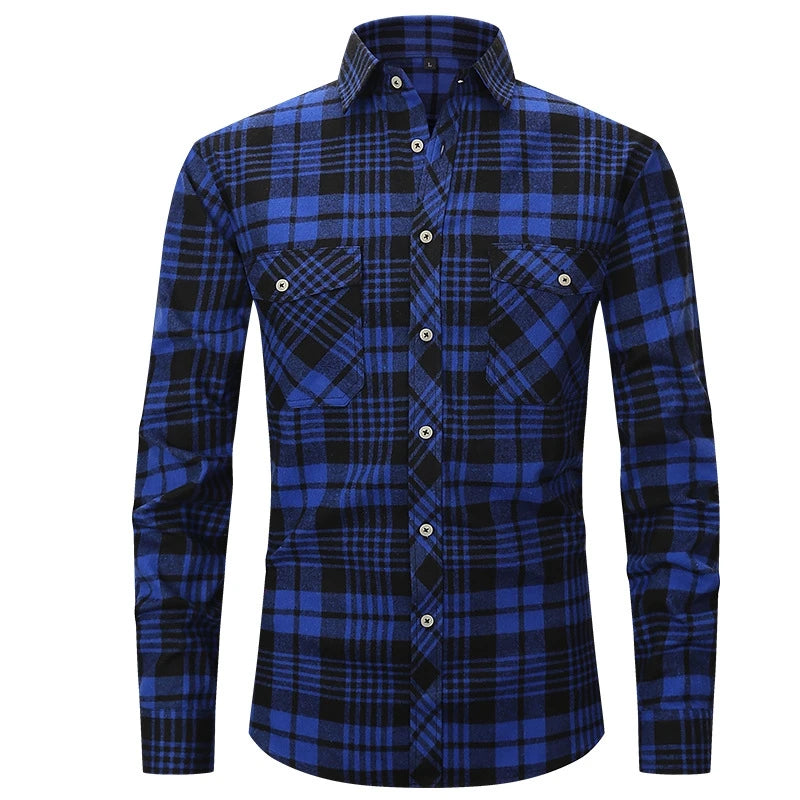 Long Sleeve Flannel Shirt - ATSProducts