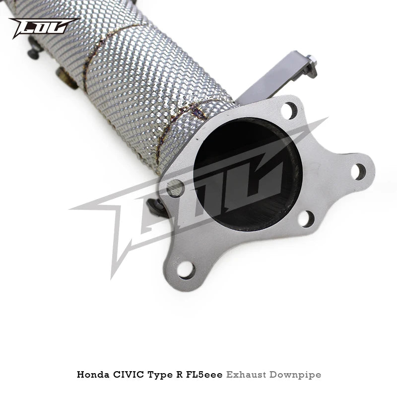 Custom Exhaust Downpipe Sport Exhaust Pipe for Honda CIVIC Type R/Type-R FL5 2.0T 2015-2023 - ATSProducts