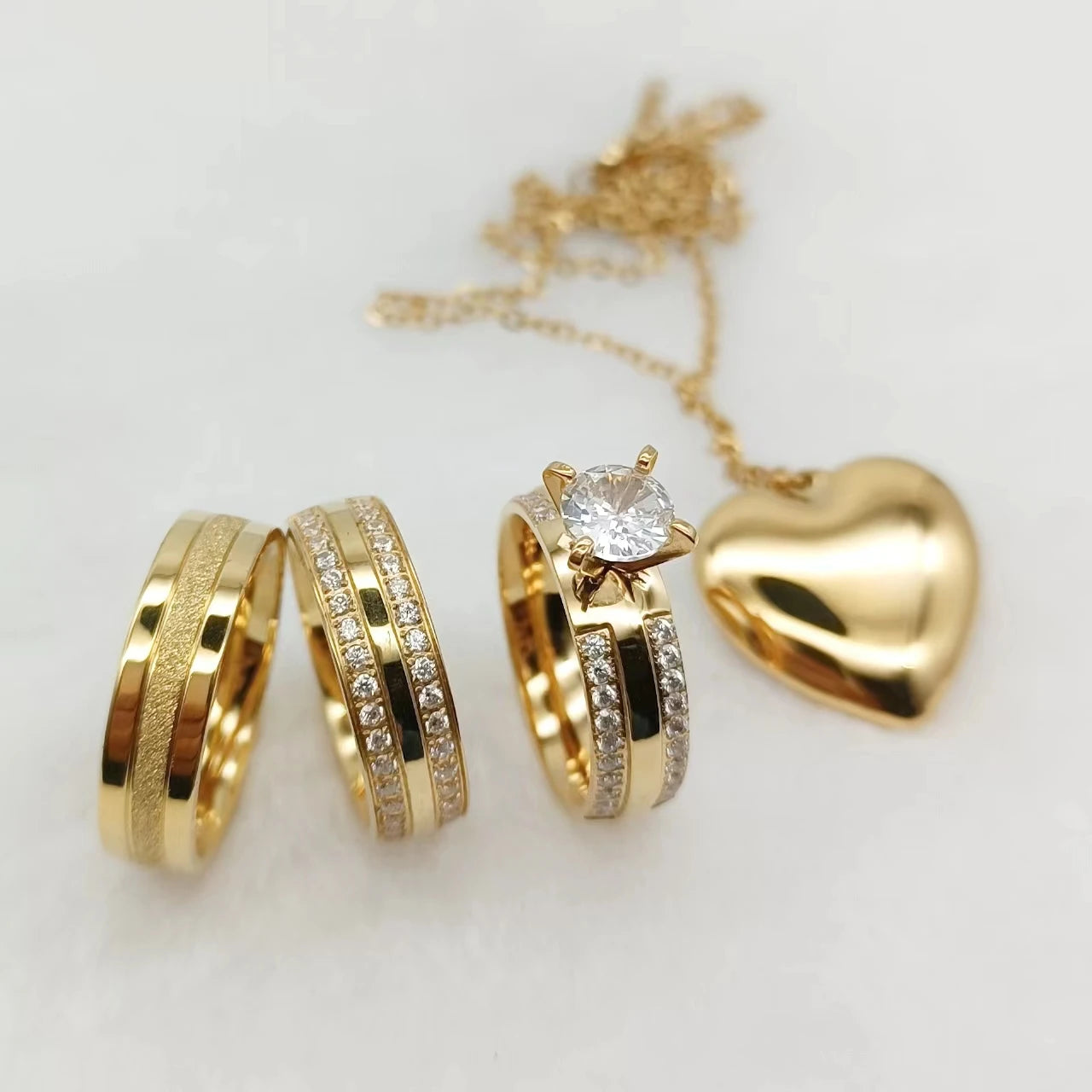 Cz Diamond Bridal Couples Sets - ATSProducts