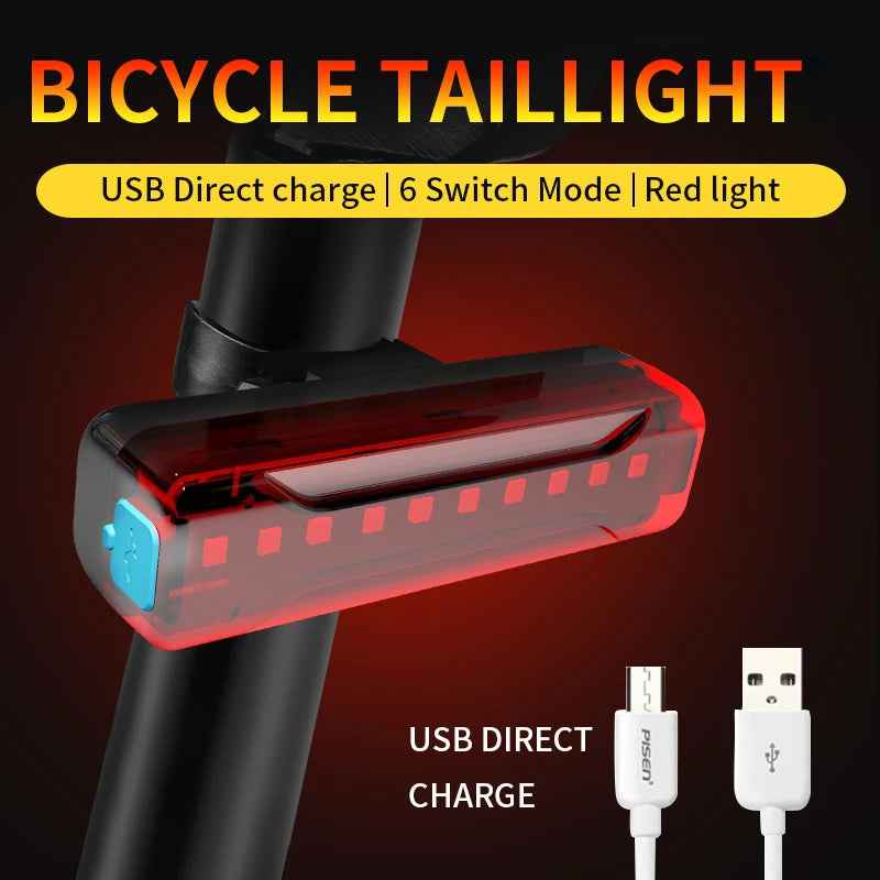 NATFIRE Bicycle Rear Light 5 Light Modes USB Rechargeable LED - ATSProducts