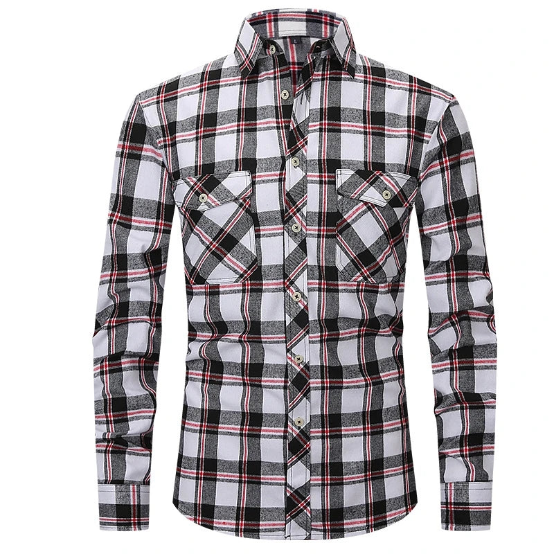 Long Sleeve Flannel Shirt - ATSProducts