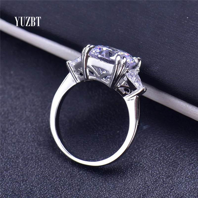 Brilliant Cut 5 Ct Moissanite  Ring - ATSProducts