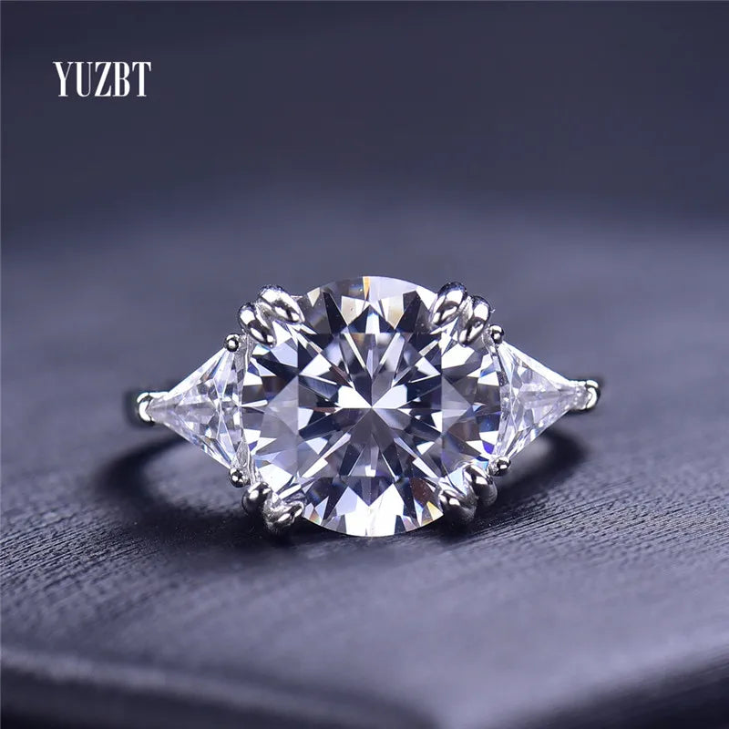 Brilliant Cut 5 Ct Moissanite  Ring - ATSProducts