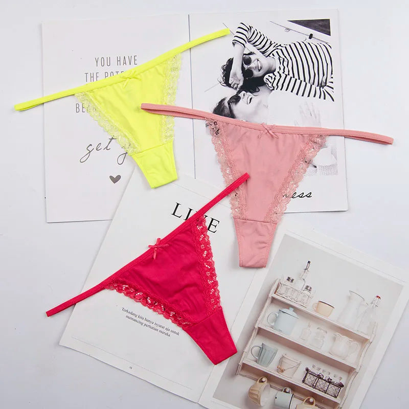 Women's Comfortable Lace Thong - ATSProducts