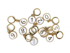 Numbered Stitch Markers (Set of 10) 0-9 - ATSProducts