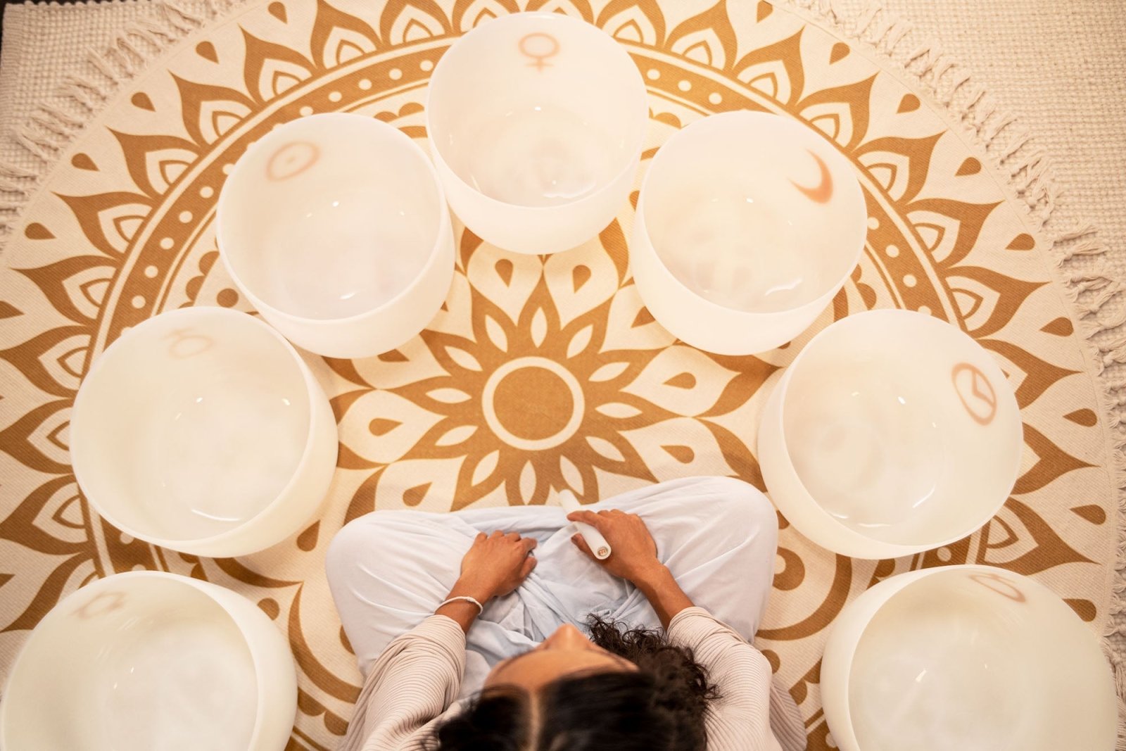 7 Planetary Crystal Singing Bowls - Cosmic Chakra Set - ATSProducts