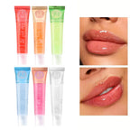 6 Pcs Fruity Flavor Hydrating Moisturizing Lip Gloss Set - ATSProducts