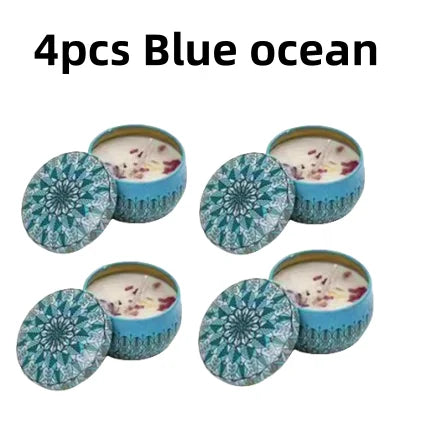 1/4PCS Vintage Scented Candles Soy Wax Candle Jars - ATSProducts