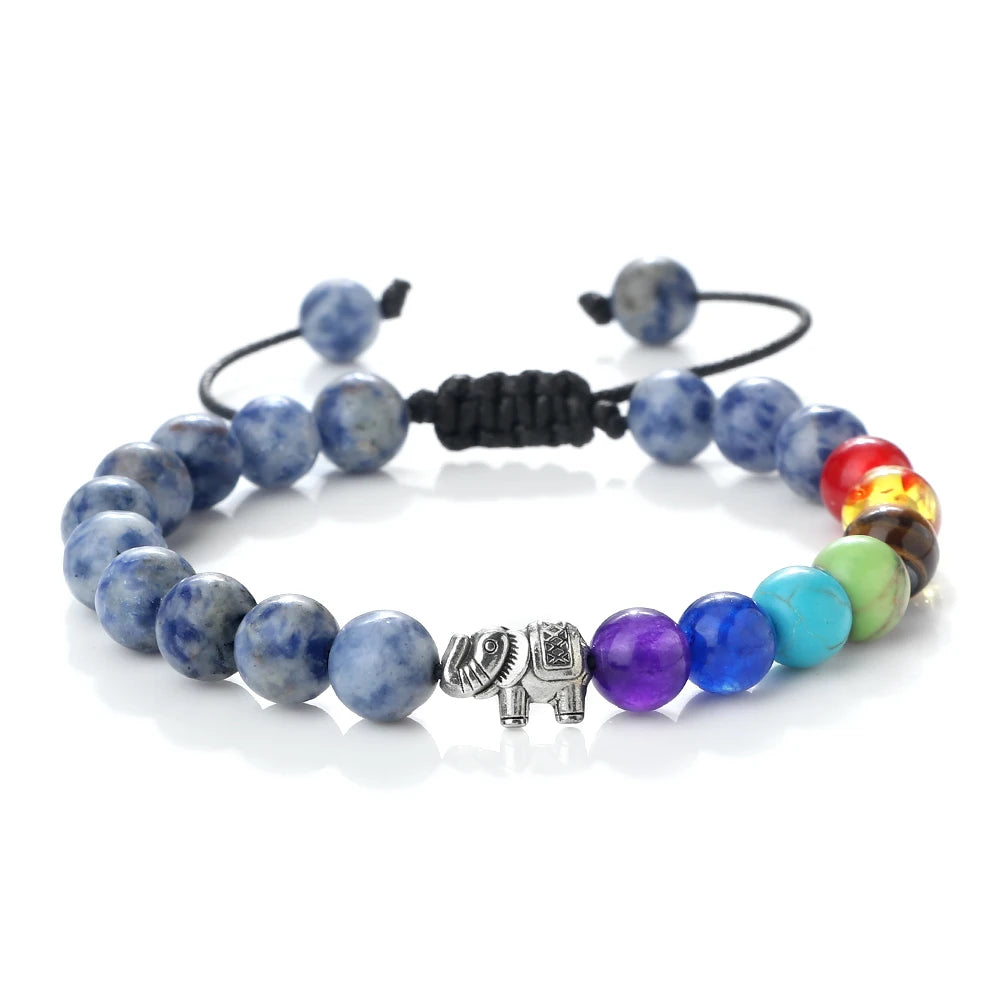 Handmade Natural Stone 7 Chakra Beaded Bracelets - ATSProducts
