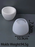 UdoCOol Round Striped Candle Jar - ATSProducts