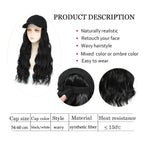 Baseball Cap Wavy Wig - ATSProducts