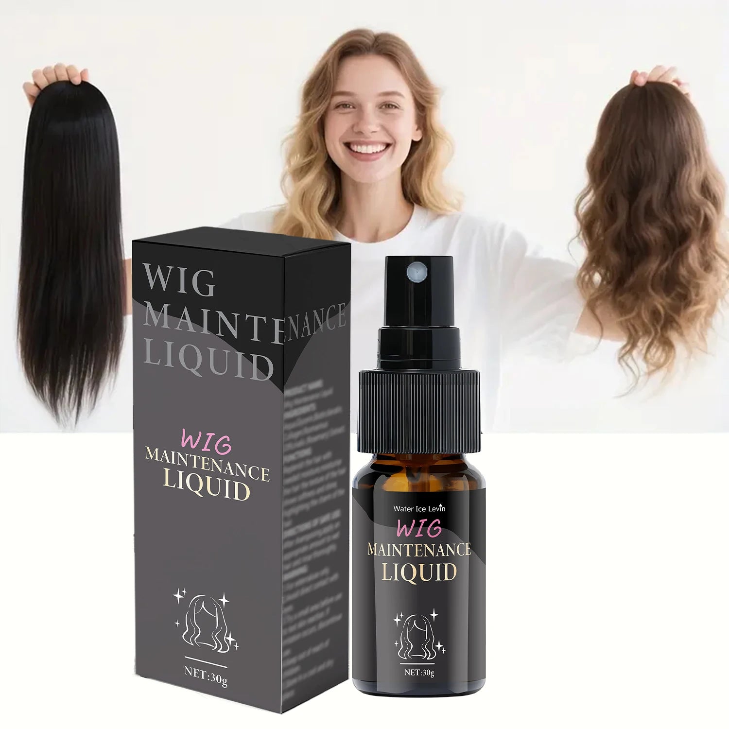 Water Ice Levin Leave-In Wig Detangle Spray - ATSProducts