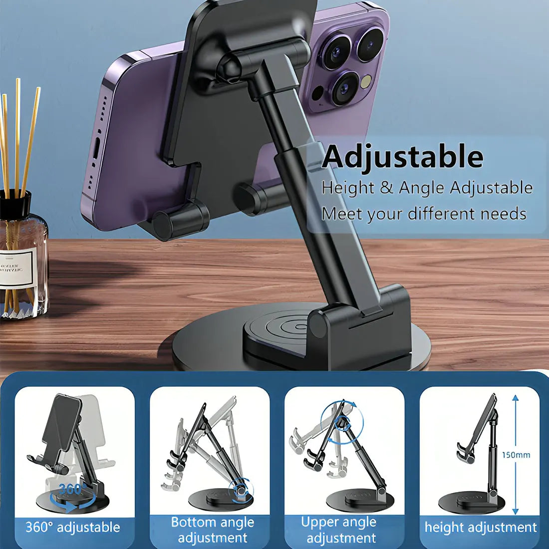 Phone Stand 360 Degree Rotating Phone Holder - ATSProducts