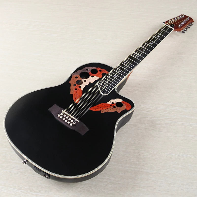 12 Strings 41 Inch Round Back Electric Acoustic Guitar - ATSProducts